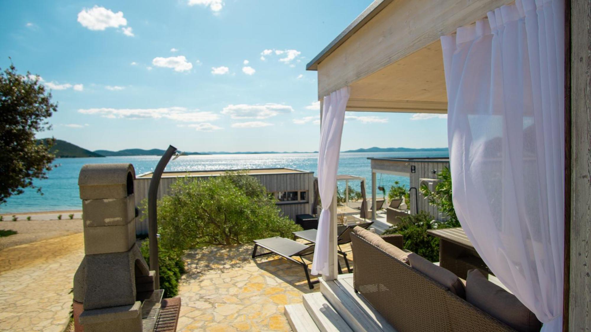 Buqez Vila Hajda 16 - Second Row Direct On The Beach 德拉格 外观 照片